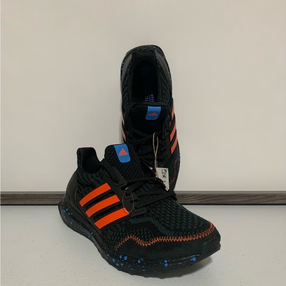 Adidas Ultraboost 5.0 DNA ‘Black Impact Orange Speckled’ Running Shoe-Size 7 New - Picture 5 of 12